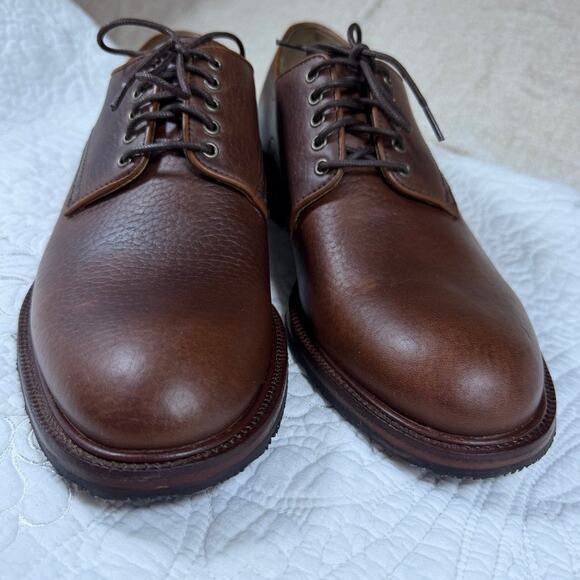 Trask Men Brown 8 Landry Bison Leather Lace Up Oxford Shoes NWOT Comfort Classic main image 8